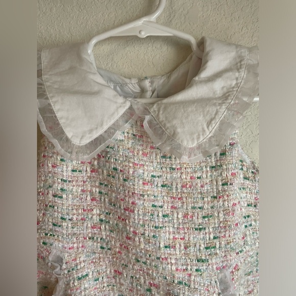 Janie and Jack Boucle Collared Dress size 3 - Picture 6 of 9